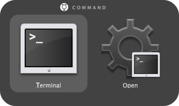 quicksilver command window